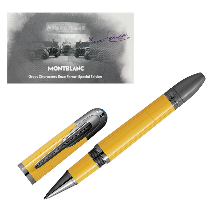 Montblanc roller Great Characters Enzo Ferrari Special Edition Modena Yellow 130662