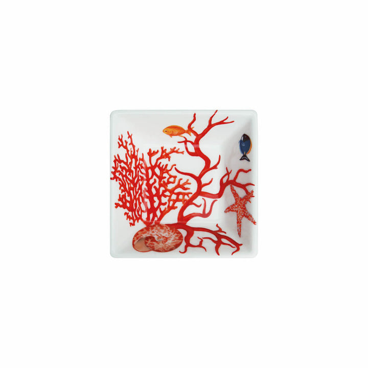 Taitù square bowl Mare fine bone china porcelain 12-3-14