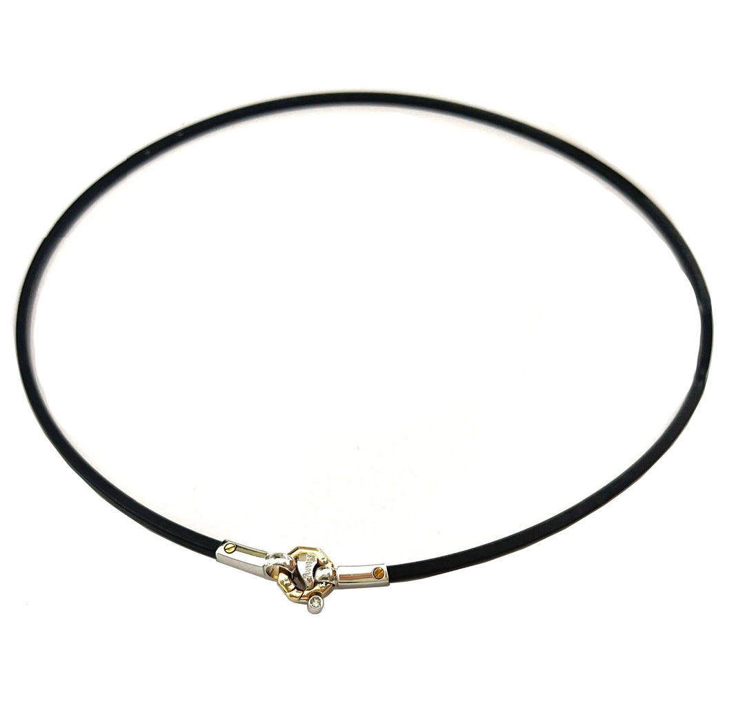 Barakà White Golden Crew Halsband 18KY Bullshit B00495 B