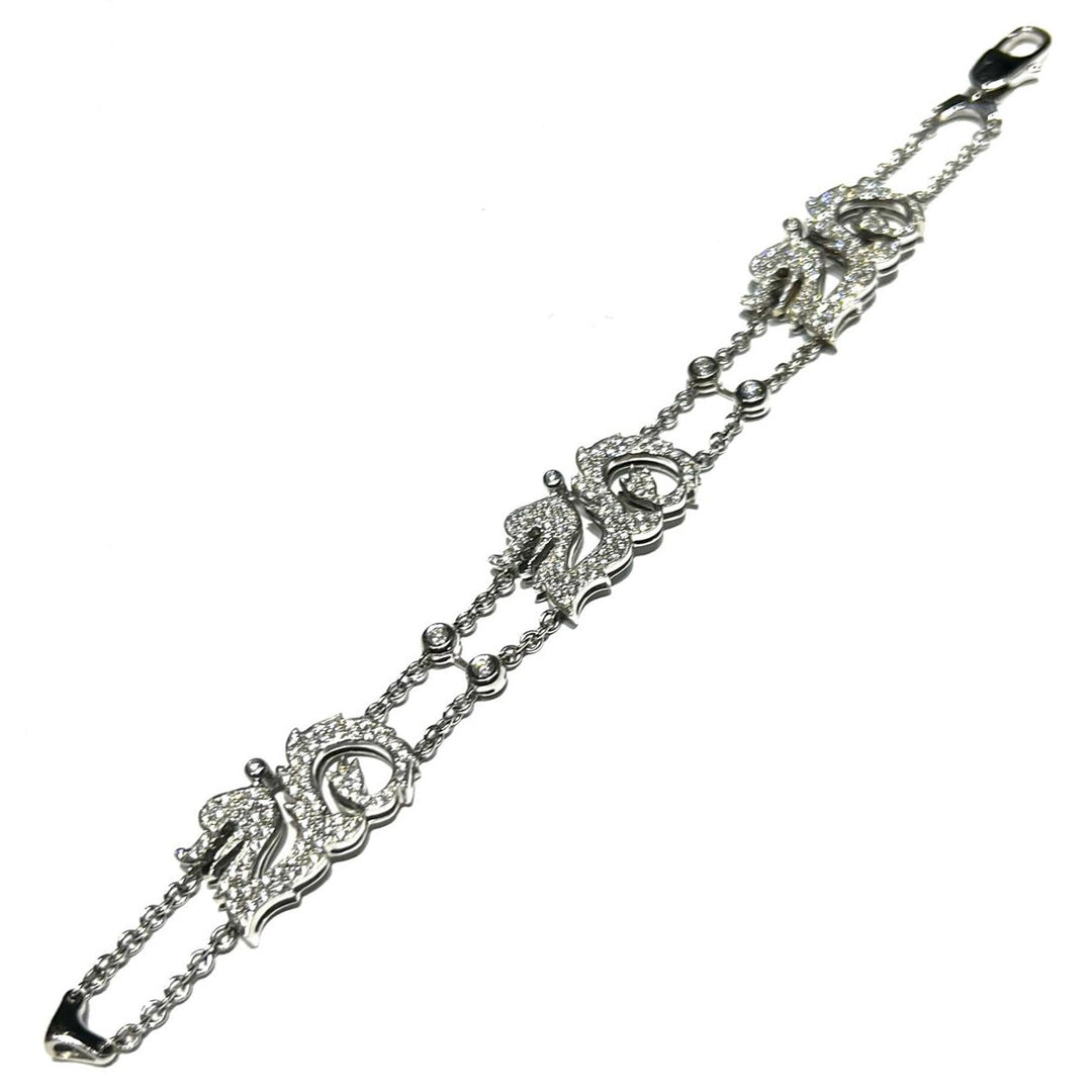 Pulsera Taverna Draghi oro blanco de 18 kt y diamantes 0011BR