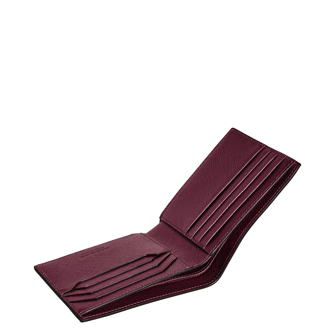 Portefeuille Montblanc 8 compartiments Sartorial multi citron vert/cassis 199356