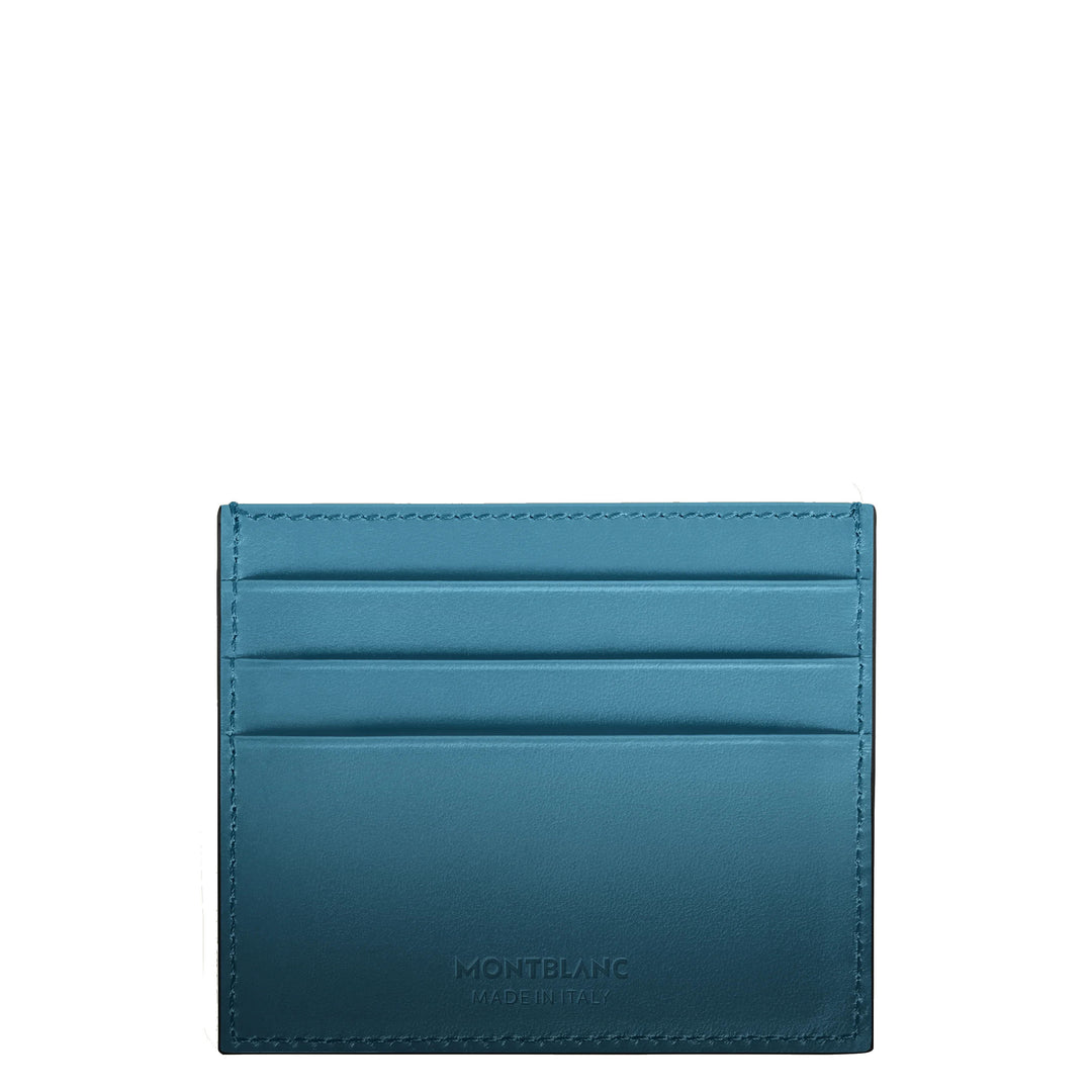 Porte-cartes Montblanc 6 compartiments Meisterstück Dégradé bleu fumé 199268