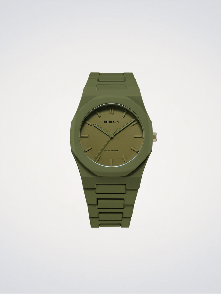 D1 Milano Military Green Polycarbon 40,5 mm D1-PCBJ22