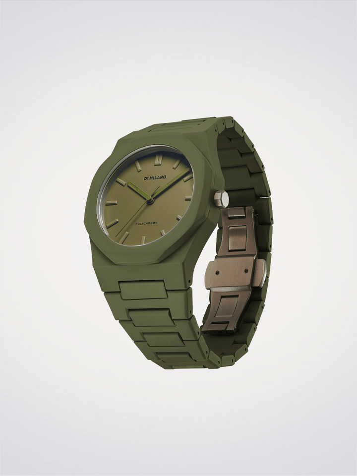 D1 Milano Military Green Polycarbon 40,5 mm D1-PCBJ22