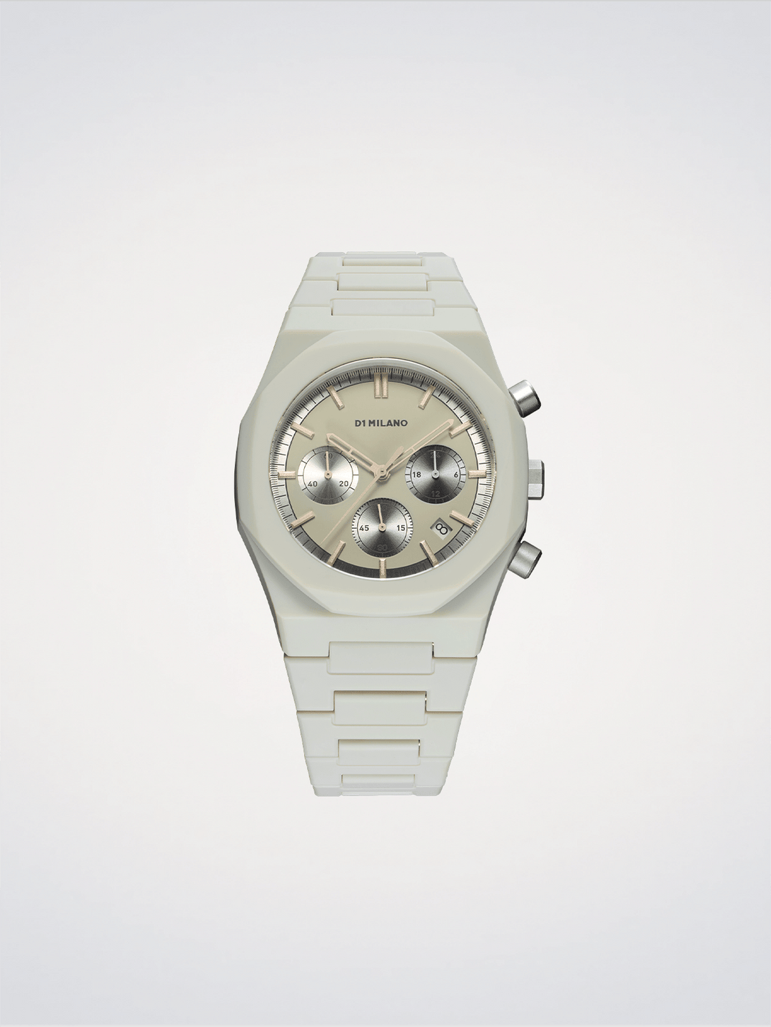 D1 Milano Gris Fósil Policrono 40,5 mm D1-PHBJ08