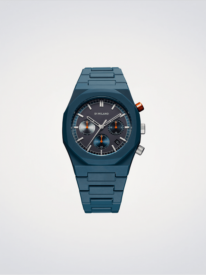 D1 Milano Neptune Blue Polychrono 40,5mm D1-PHBJ09