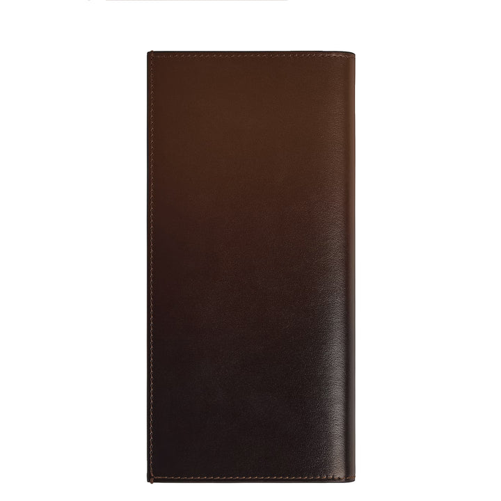 Portefeuille Montblanc 14 compartiments Meisterstück, poche avec zip dégradé marron 220318