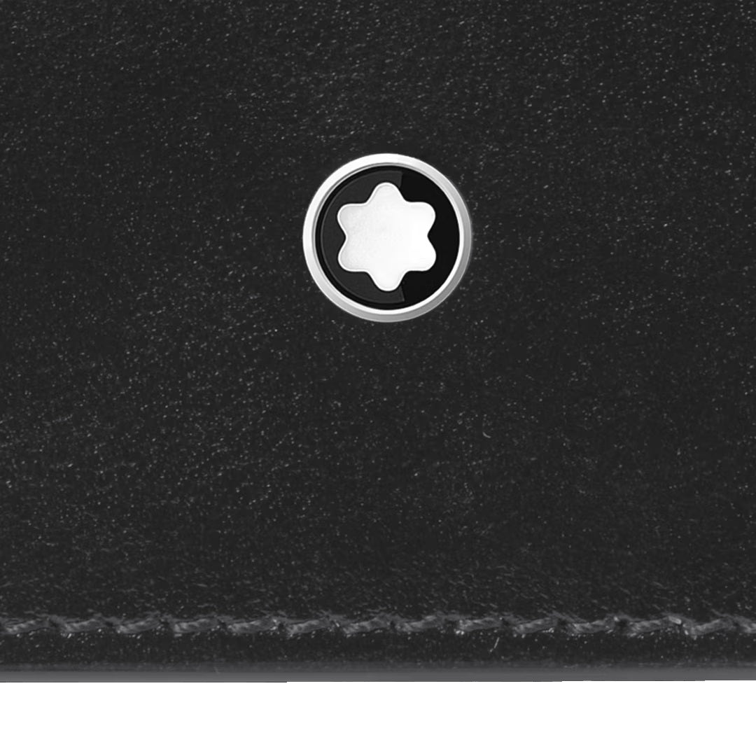 Montblanc portefeuille Meisterst ⁇ ck 6 compartiments noir 198308