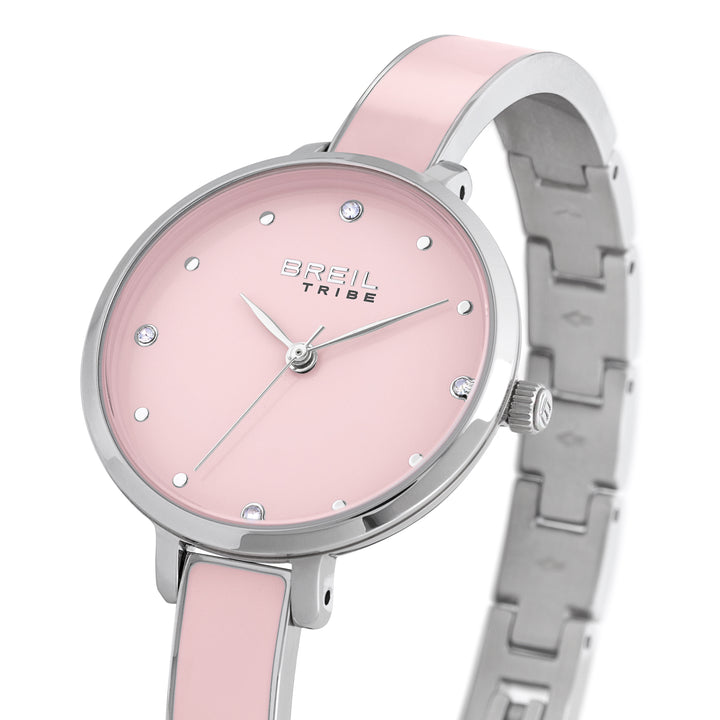 Reloj Breil Sorbet Time 30 mm acero cuarzo rosa EW0829