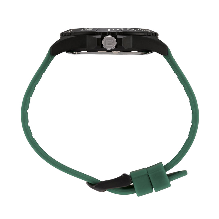Reloj Breil Black Horizon 42mm acero cuarzo verde acabado PVD negro EW0836