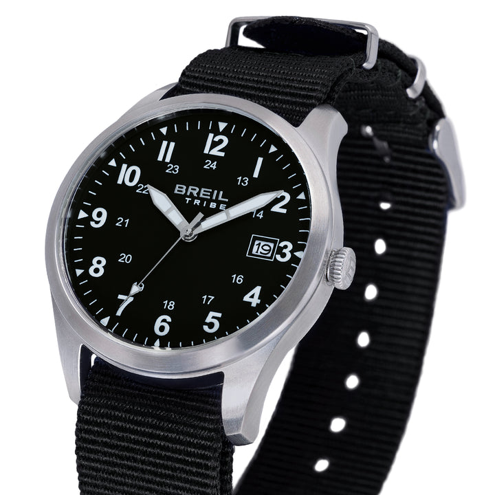 Reloj Breil Recon 39mm acero cuarzo negro EW0841