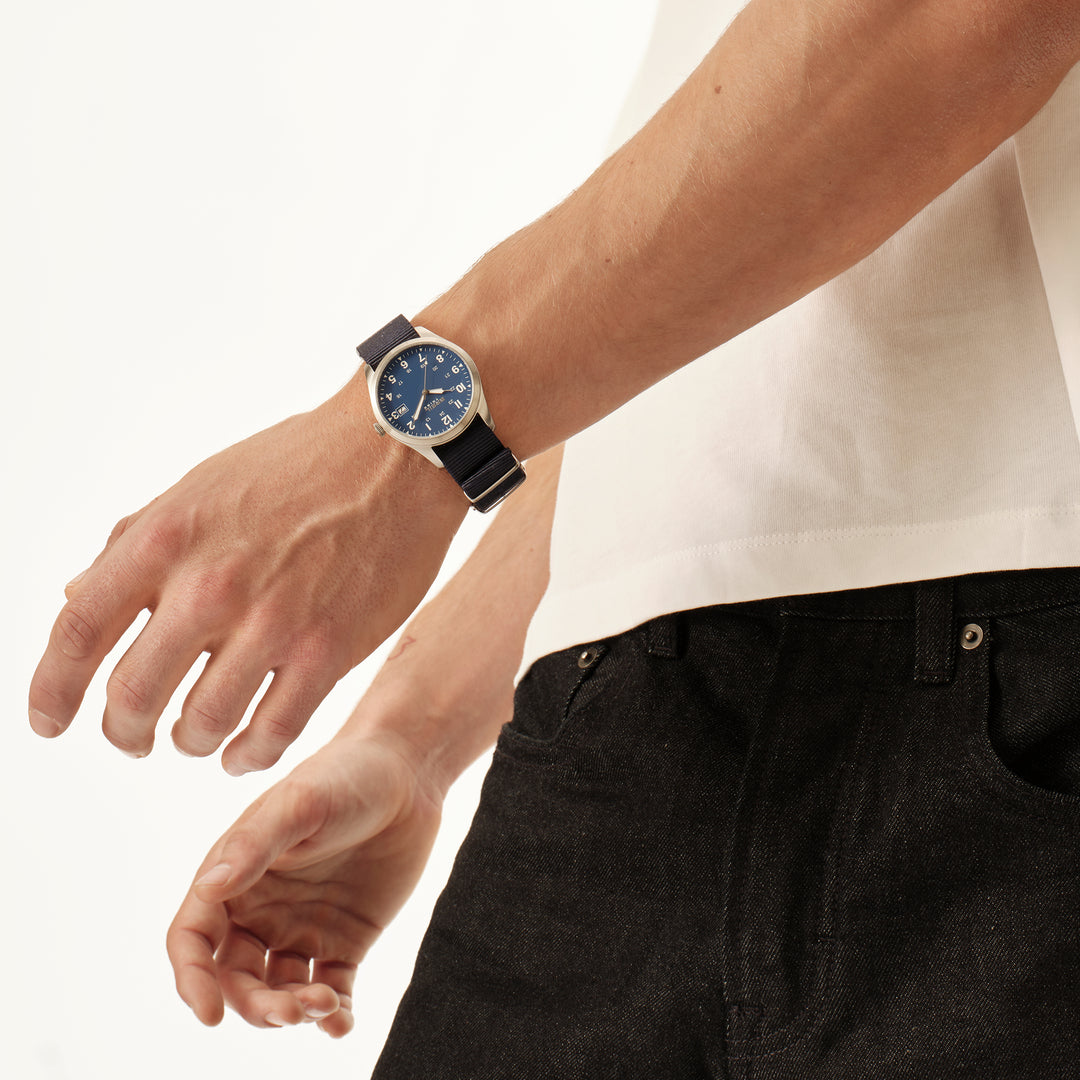Reloj Breil Recon 39mm acero cuarzo negro EW0841