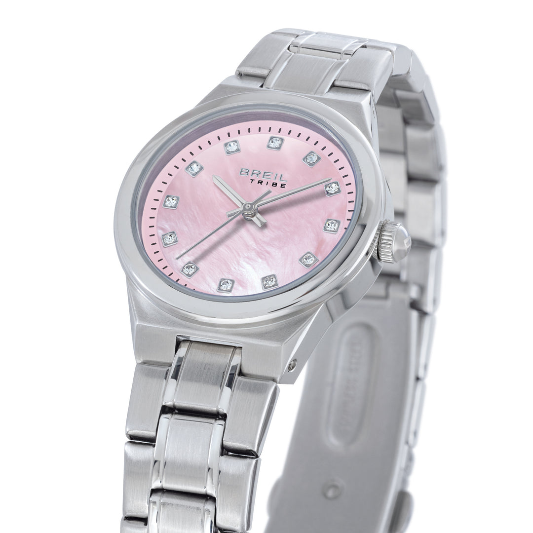Reloj Breil Fiji 30mm acero cuarzo rosa EW0853