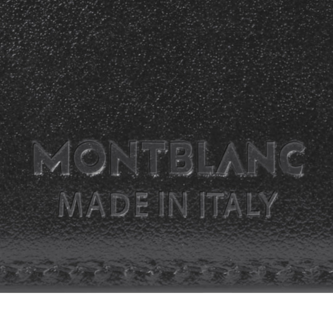 Montblanc Meisterst ⁇ ck 지갑 6 구획 블랙 198308