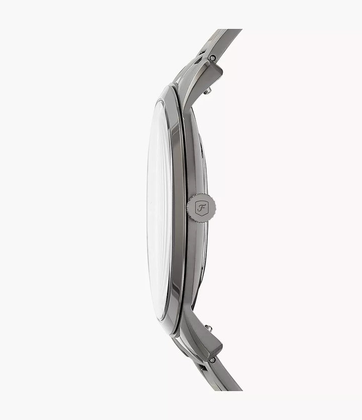 Fossil Minimalist watch 44mm gray quartz steel gray PVD finish FS5459