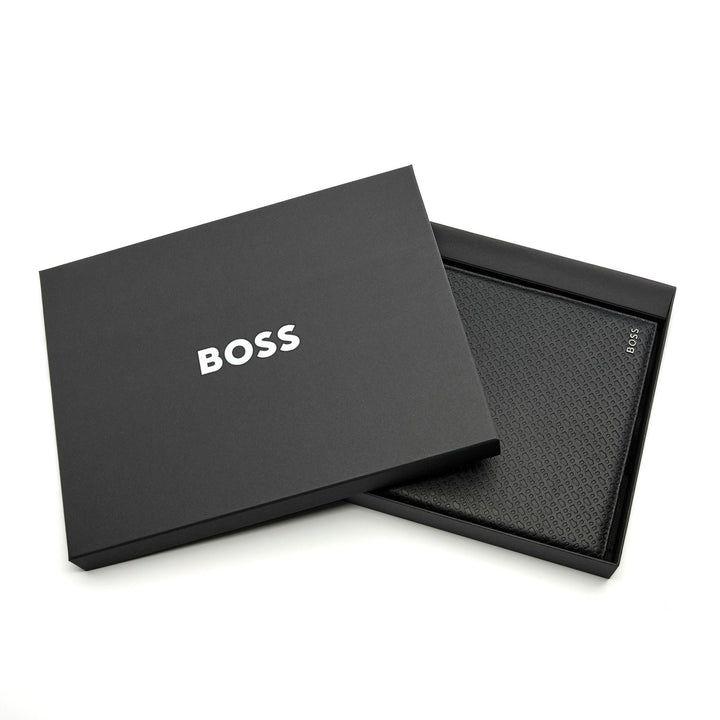 Hugo Boss Classeur A4 Monogramme Noir HDF412A