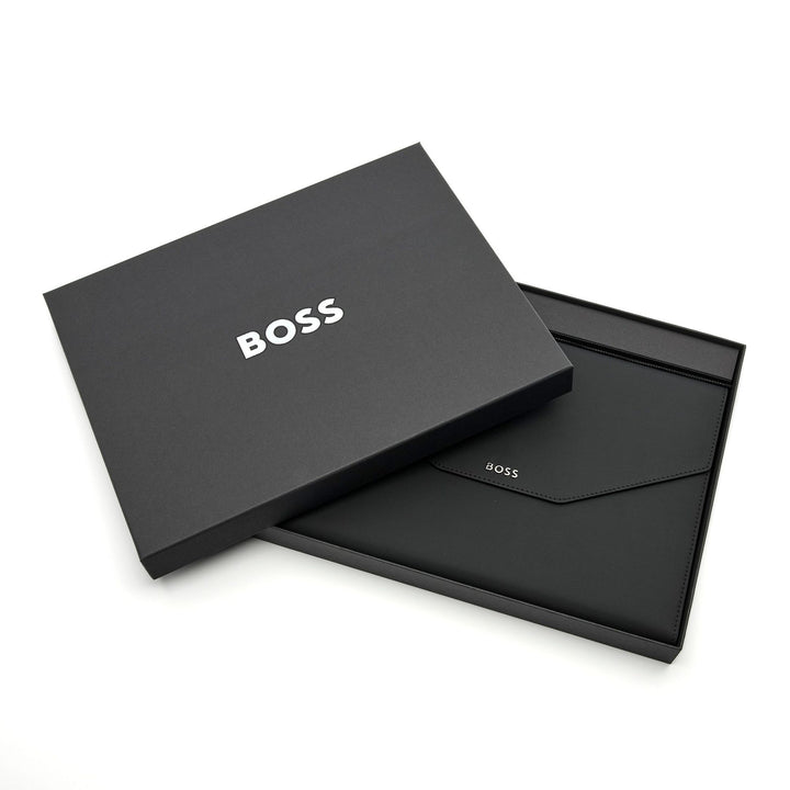 Hugo Boss A4 Rive Black Folder HDF414A