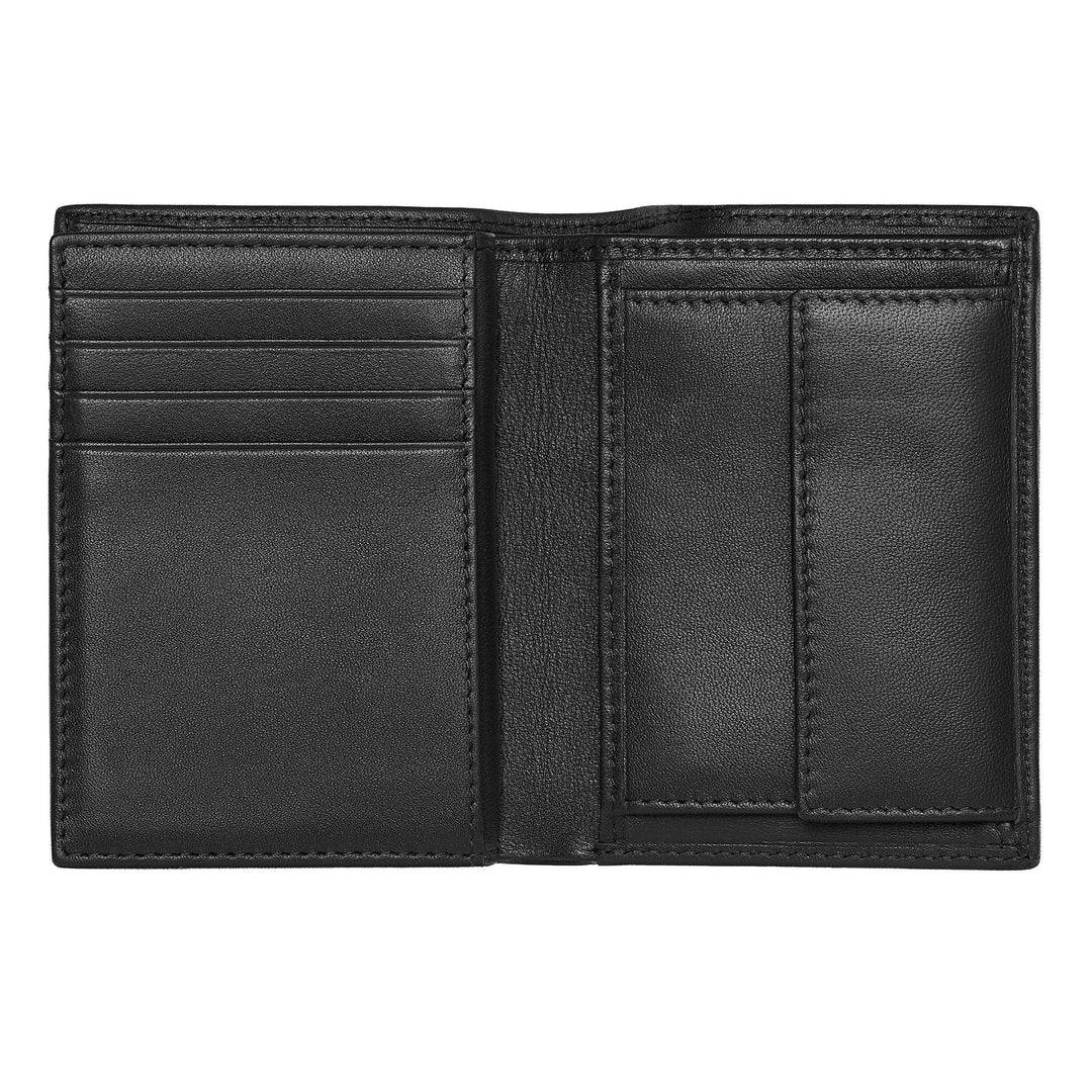 Hugo Boss Card holder with flap and money pocket Classic Smooth Black HLG403A