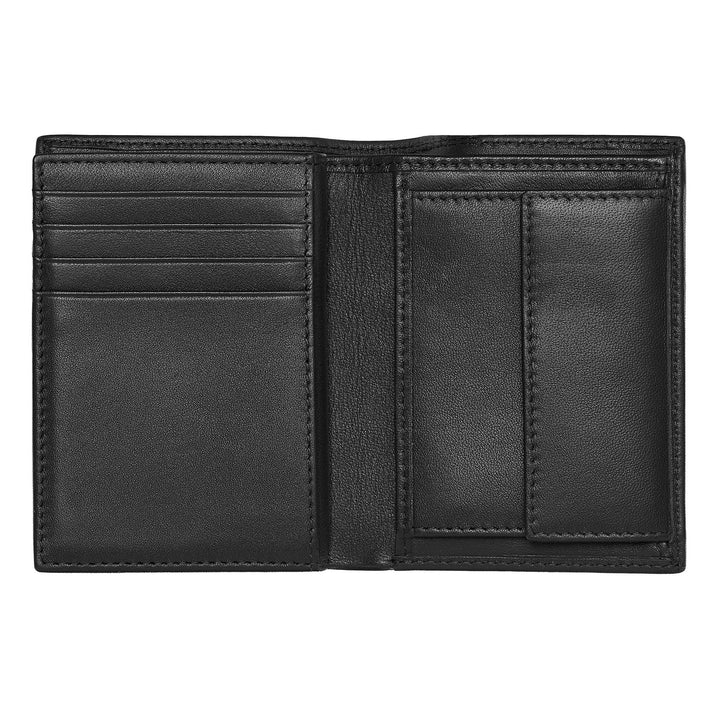Hugo Boss Card holder with flap and money pocket Classic Smooth Black HLG403A