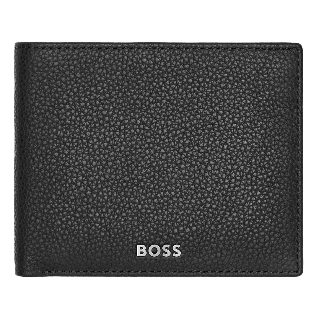 Portefeuille Hugo Boss Classic granulé noir HLM416A