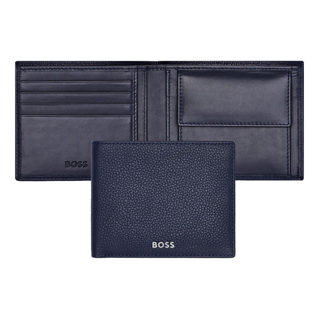 Hugo Boss Classic Grained Navy money wallet HLM416N