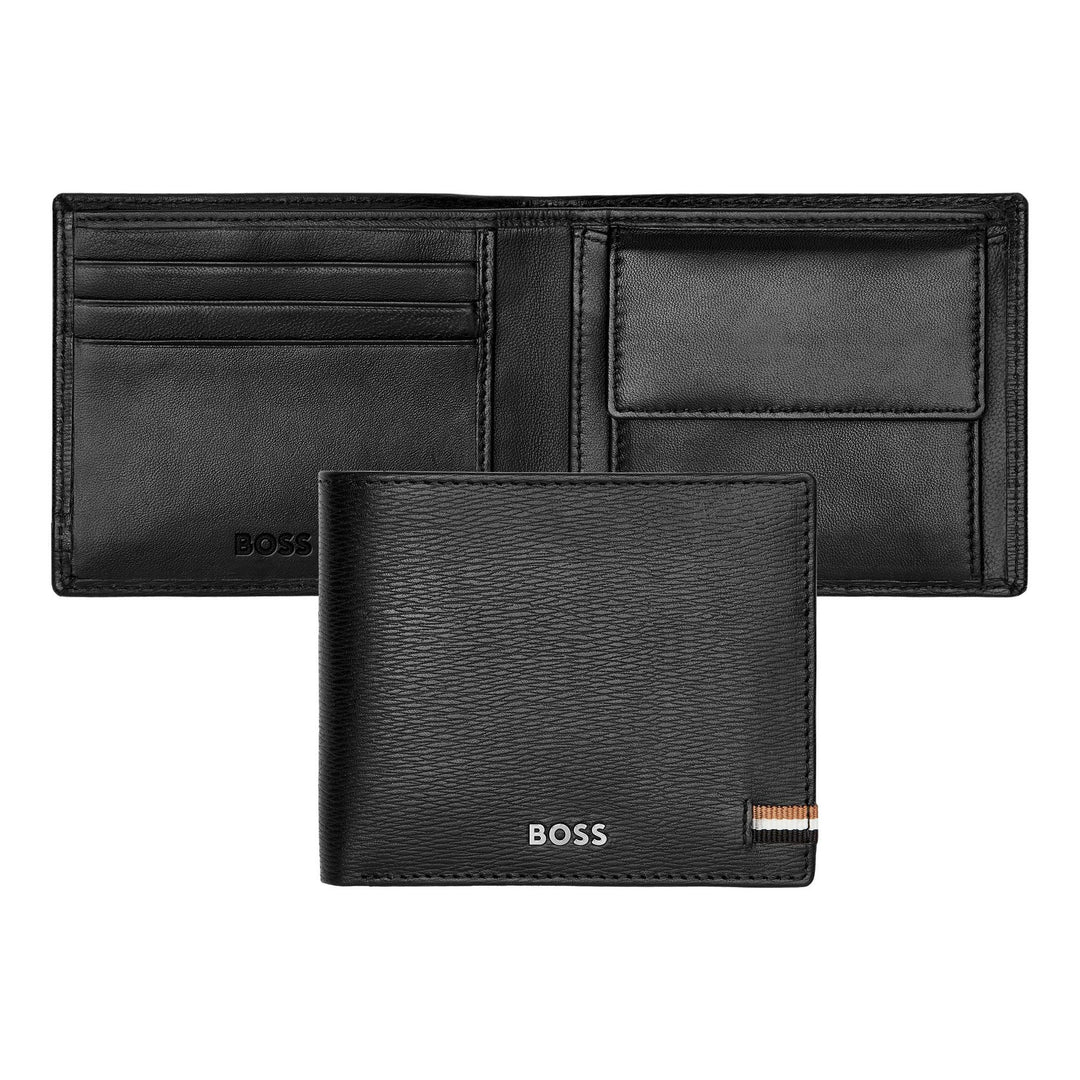 Hugo Boss Portafoglio porta soldi Iconic Black HLM421A