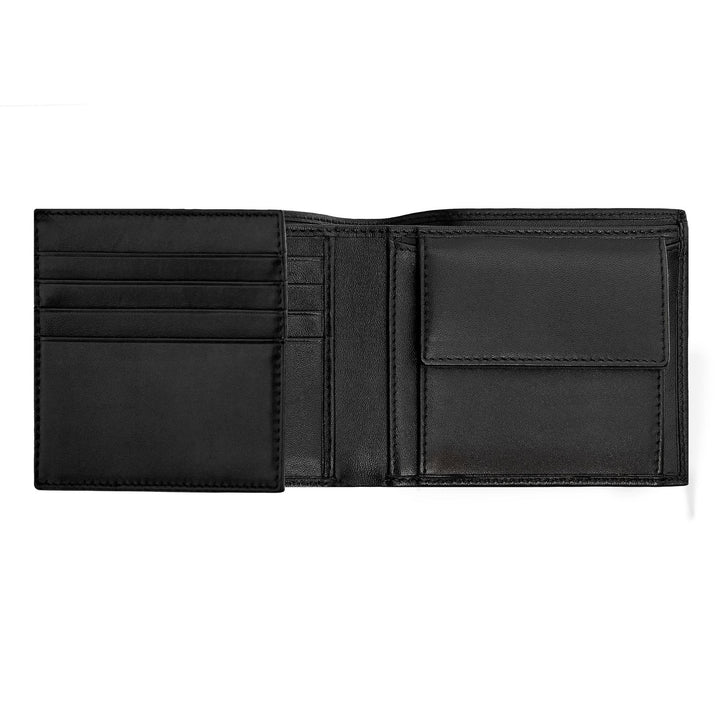 Hugo Boss Portafoglio porta soldi con patta Classic Smooth Nero HLN403A