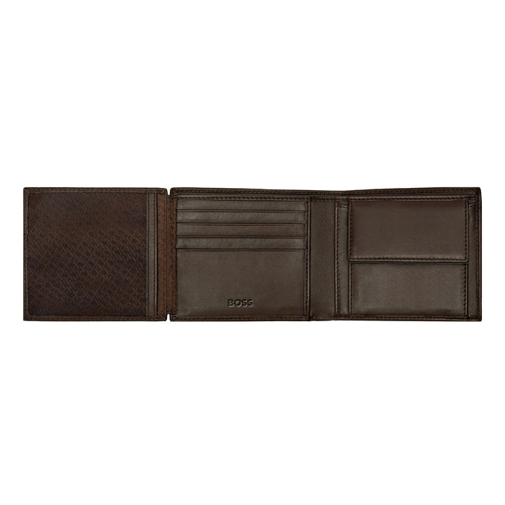 Hugo Boss Money wallet with flap Classic Smooth Brown HLN403Y
