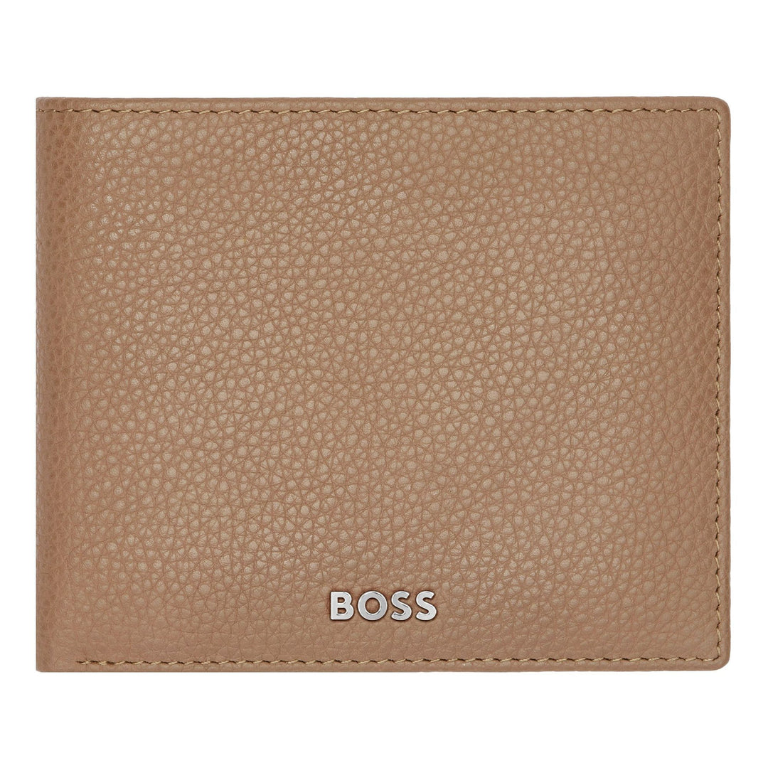 Hugo Boss Portafoglio con patta Classic Grained Camel HLN416X