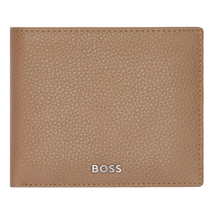 Hugo Boss Portafoglio con patta Classic Grained Camel HLN416X
