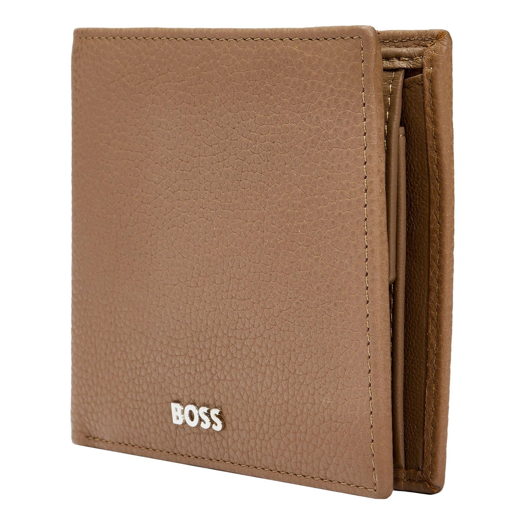 Hugo Boss Portafoglio con patta Classic Grained Camel HLN416X