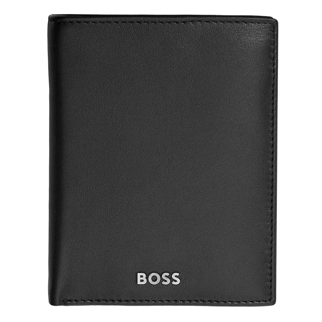 Hugo Boss Cartera vertical con solapa Classic Smooth Negro HLO403A