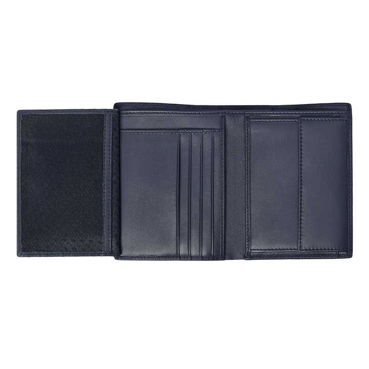 Hugo Boss Vertical wallet with flap Classic Granulated Navy HLO416N