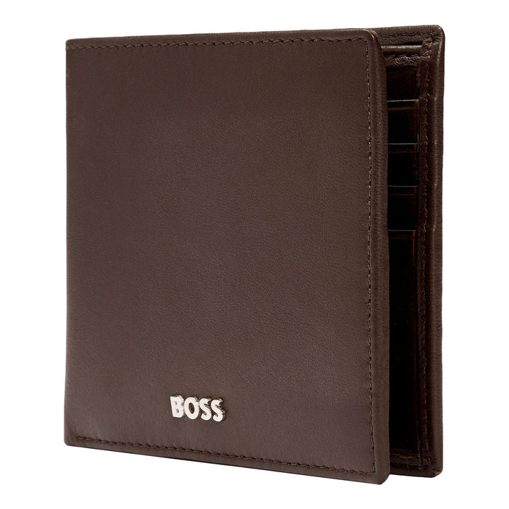 Hugo Boss Portefeuille marron lisse classique HLW403Y