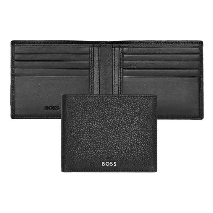 Hugo Boss Portafoglio Classico Granulato Nero HLW416A