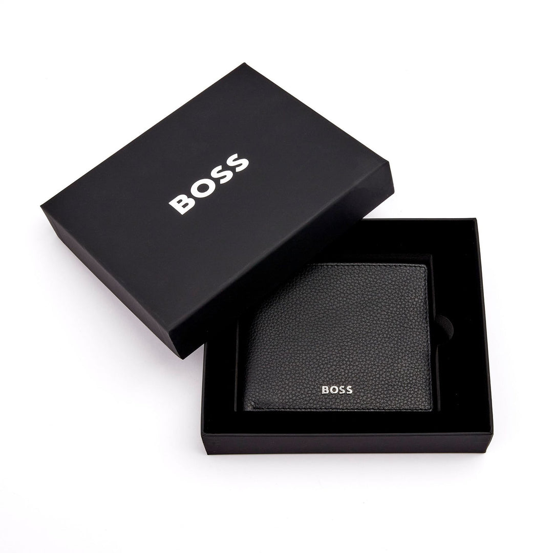 Hugo Boss Portafoglio Classico Granulato Nero HLW416A