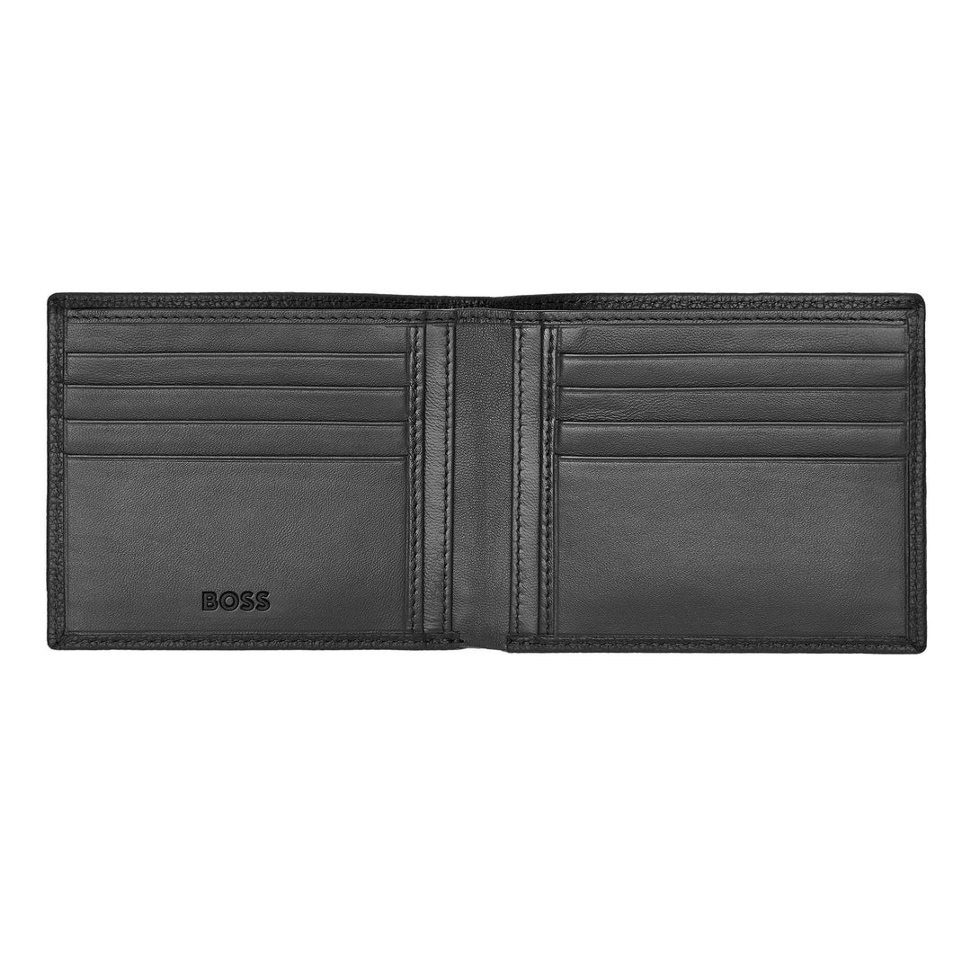 Hugo Boss Portafoglio Classico Granulato Nero HLW416A