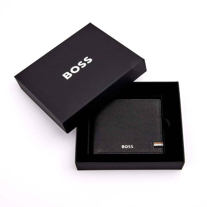 Hugo Boss Portefeuille à rabat Iconic Noir HLY421A