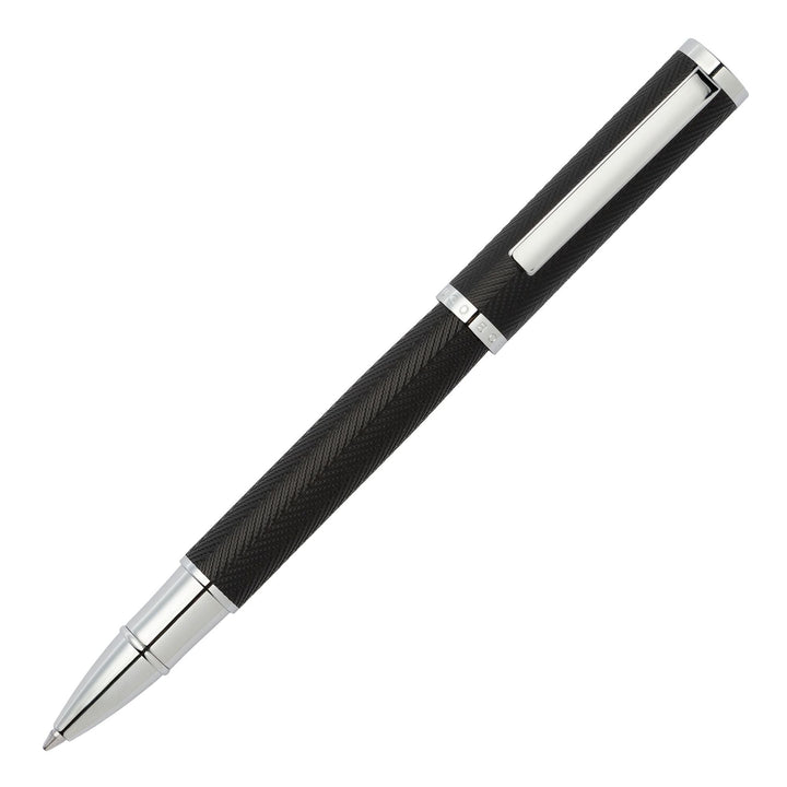 Bolígrafo Hugo Boss Formation Herringbone cromado HSI1065B