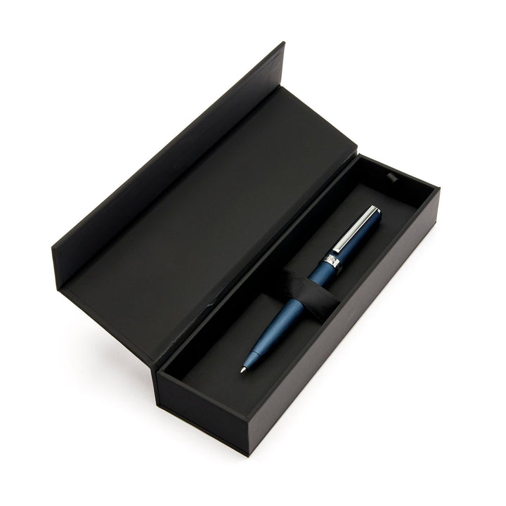 Hugo Boss Stylo à bille Gear Brushed Navy HSK4414N