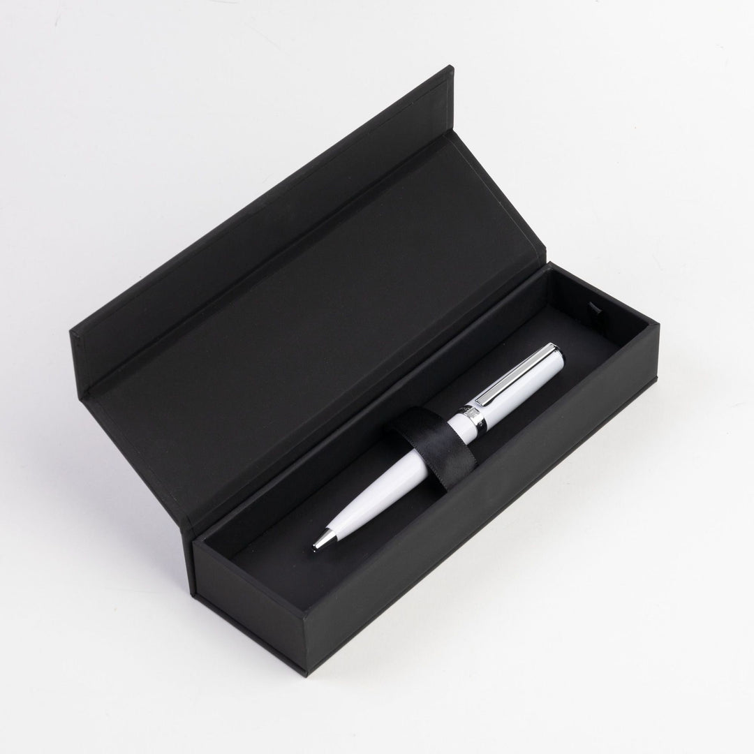 Hugo Boss Gear Icon Stylo à bille Blanc HSN2544G