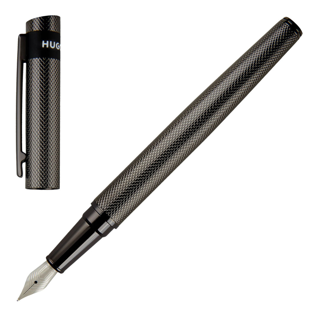 Stylo plume Hugo Boss Loop Diamond Gun HSW3672D