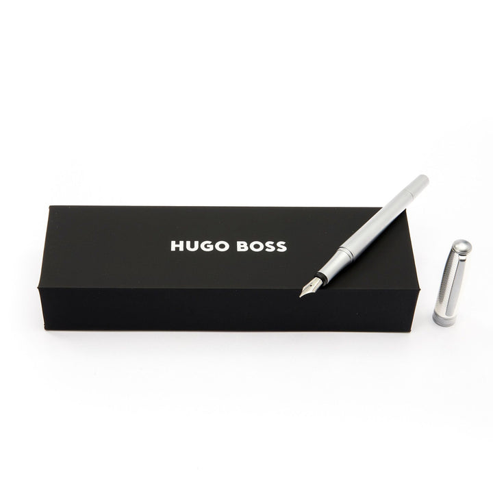 Hugo Boss Penna stilografica Essential Metal Silver HSY4872C