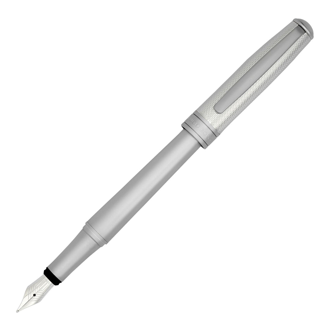 Hugo Boss Penna stilografica Essential Metal Silver HSY4872C