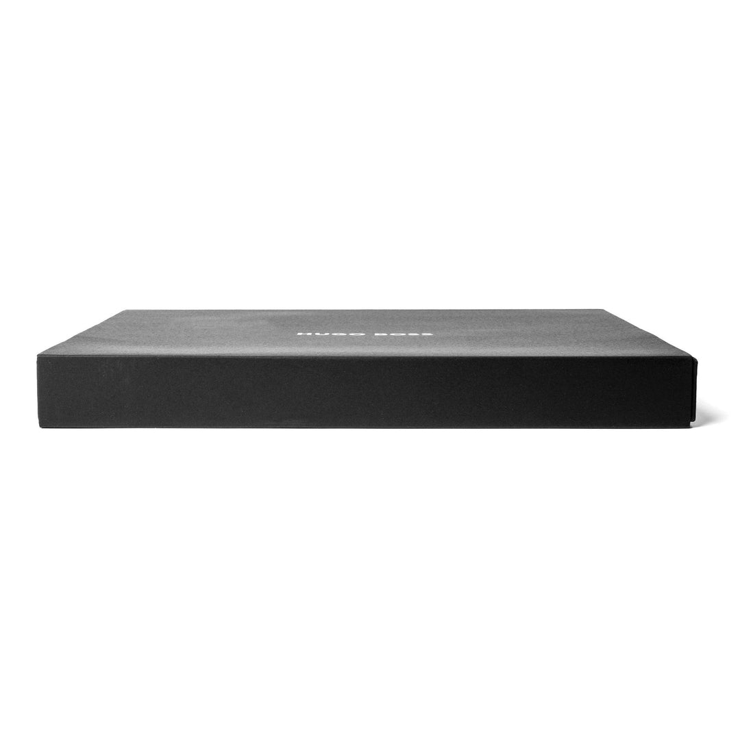 Carpeta de conferencias Hugo Boss A4 con cremallera Pure Iconic Black HTA410A