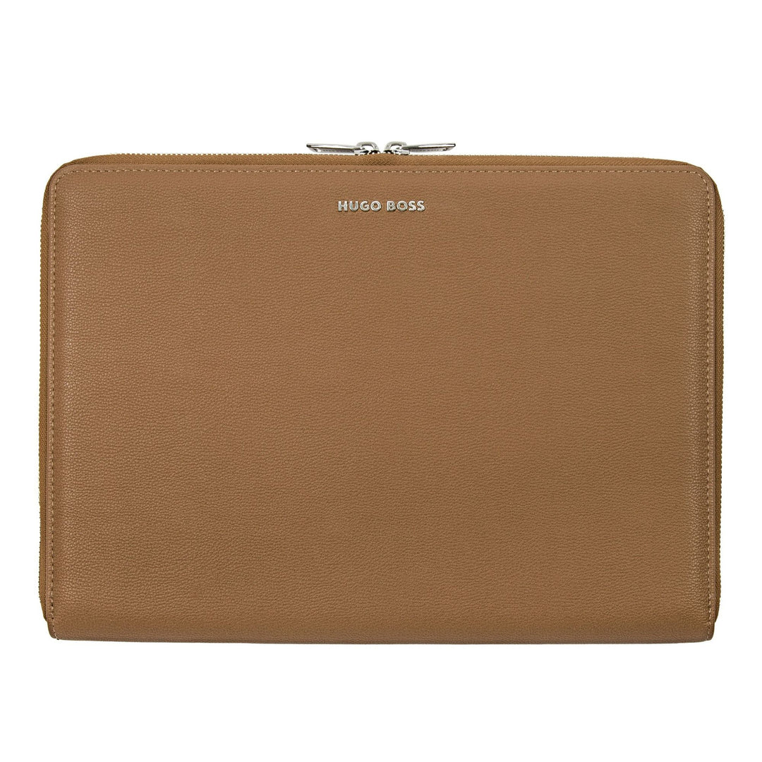 Porte-documents zippé A4 Hugo Boss Pure Iconic Camel HTA410X