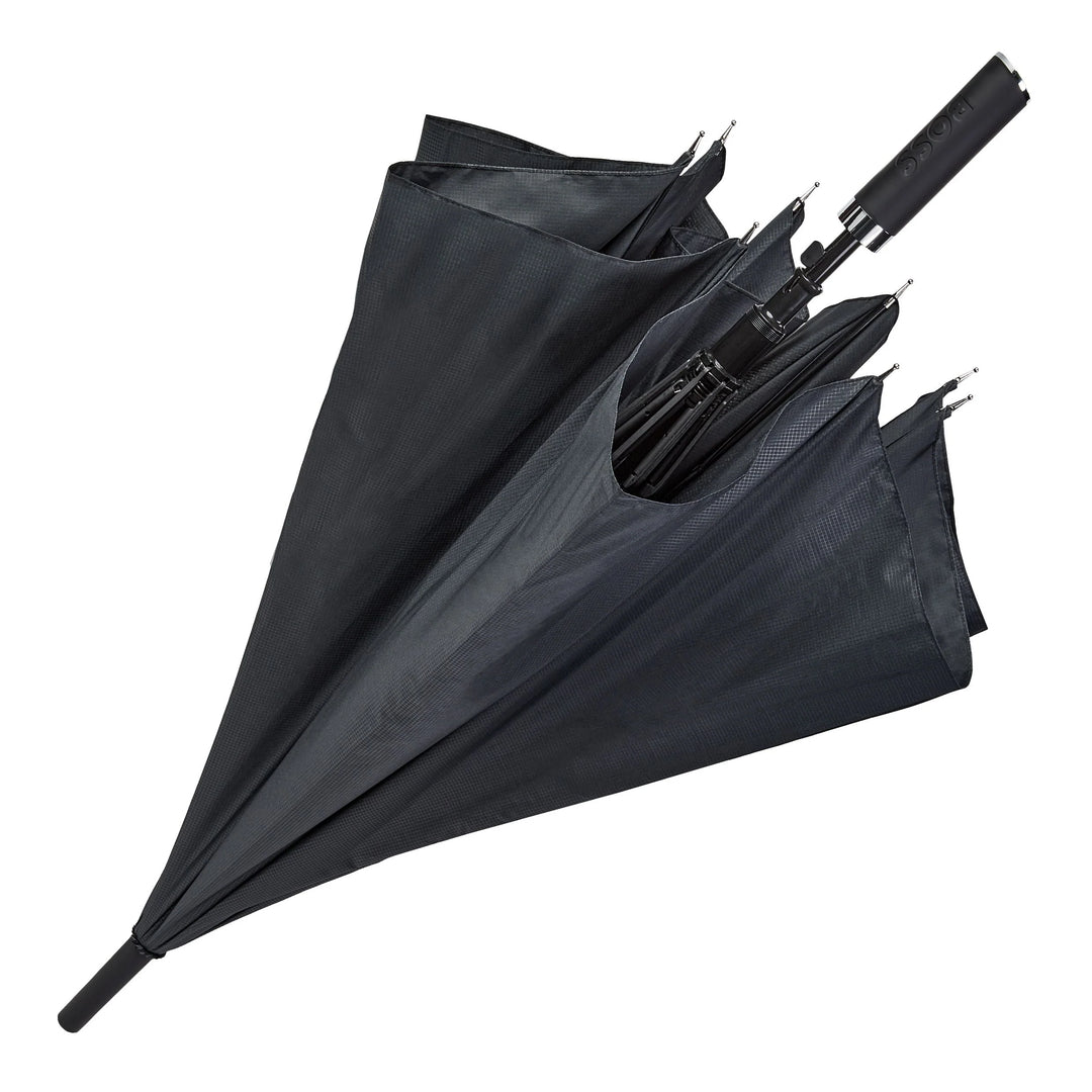 Hugo Boss Parapluie à boucle noir HUN304A