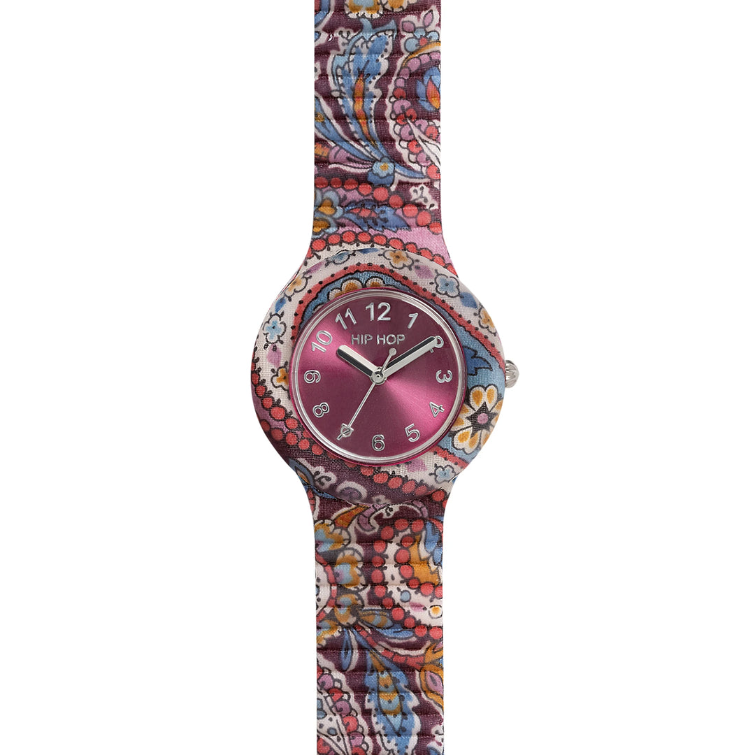 Hip Hop Bordeaux Clock PAISLEY COLECCIÓN 32 mm HWU1241