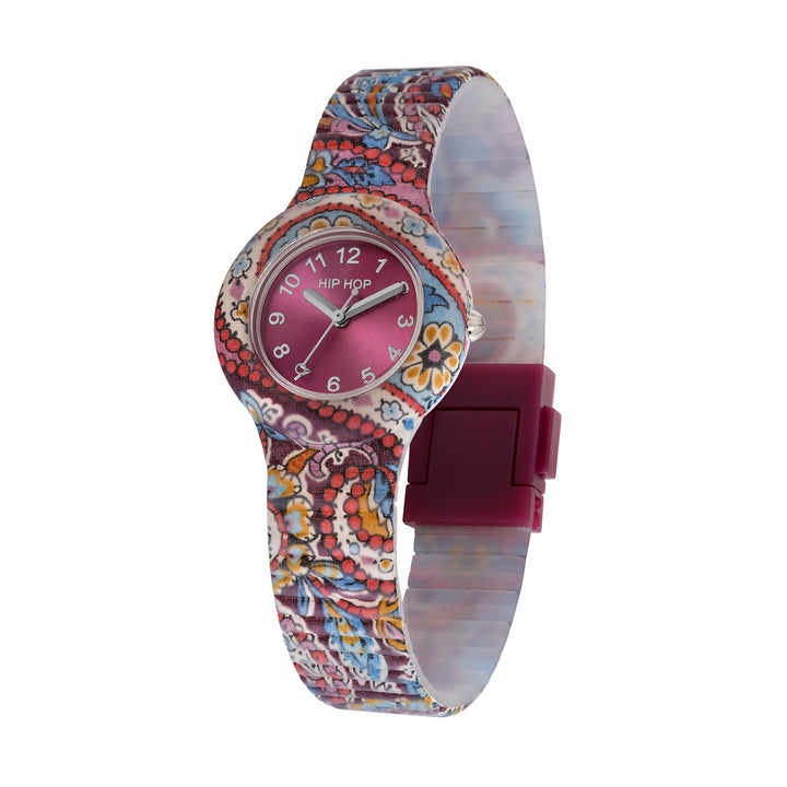 Hip Hop Bordeaux Clock PAISLEY COLECCIÓN 32 mm HWU1241