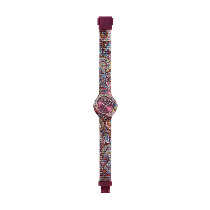 Hip Hop Bordeaux Clock PAISLEY COLECCIÓN 32 mm HWU1241